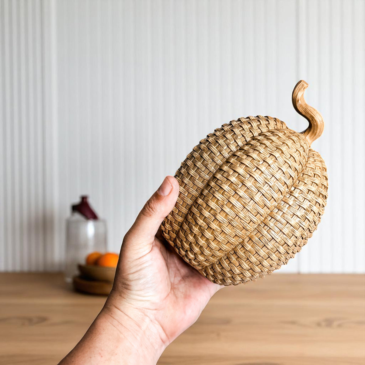 Coastal Rattan Pumpkins