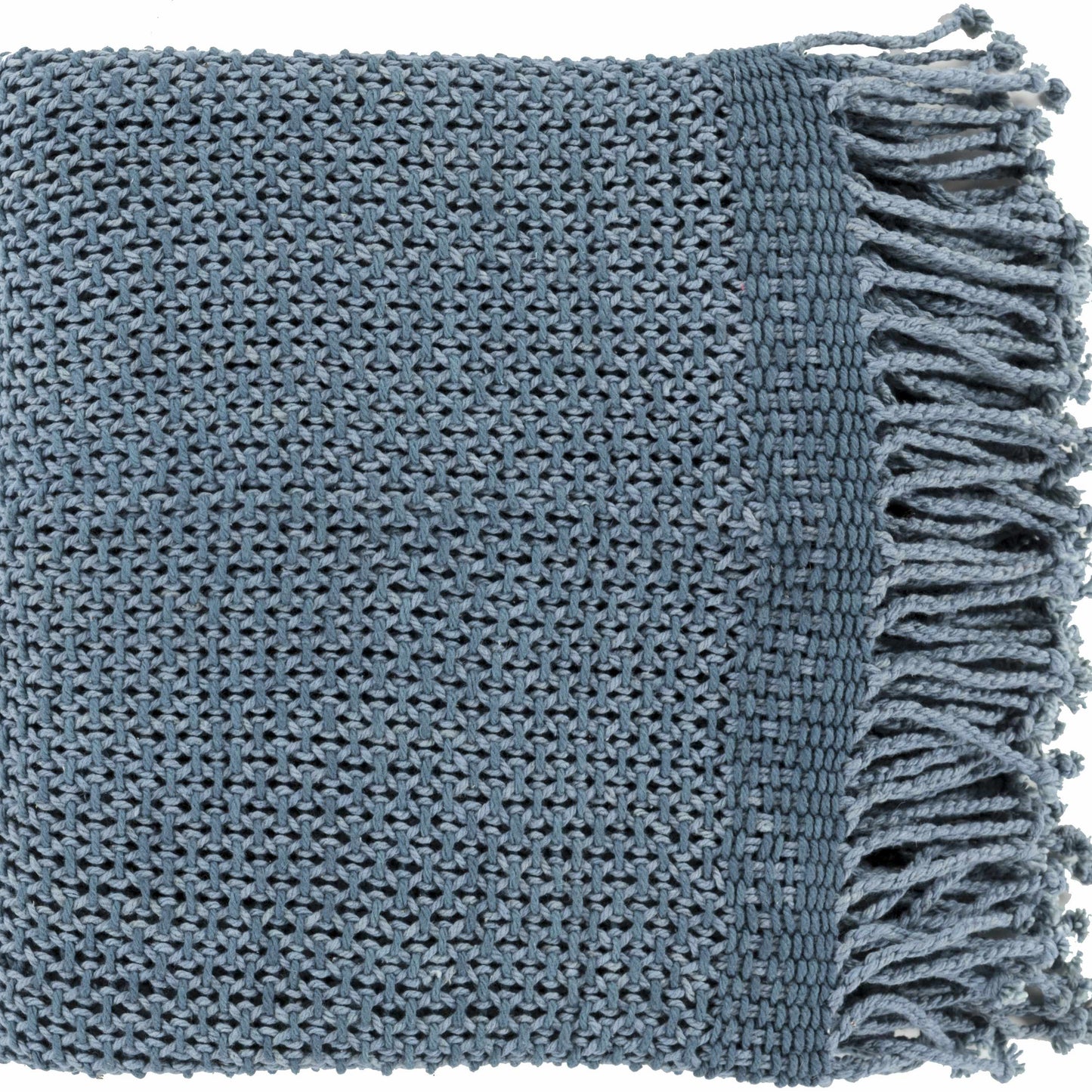 Beach house decor with navy blue throw blanket