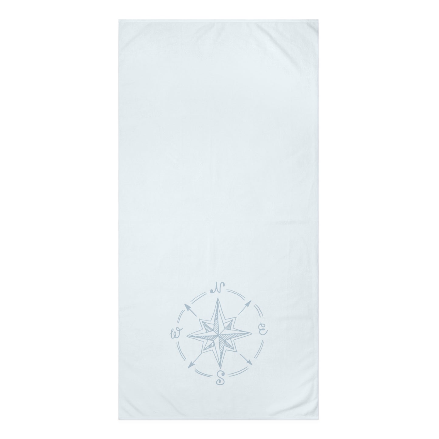 Textured blue coastal bath towel, perfect for adding softness and beach-style charm to your bathroom