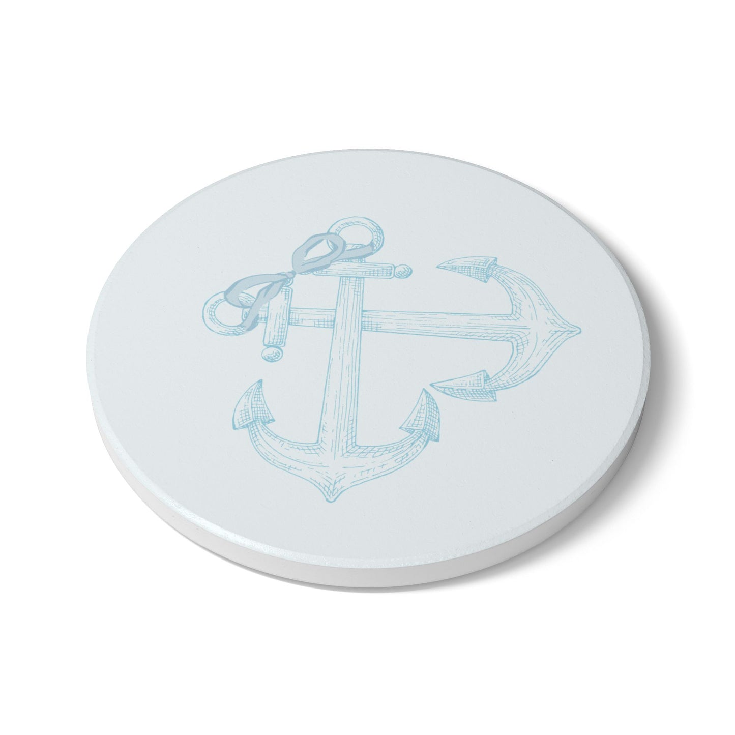 Set of nautical anchor coasters for coastal homes