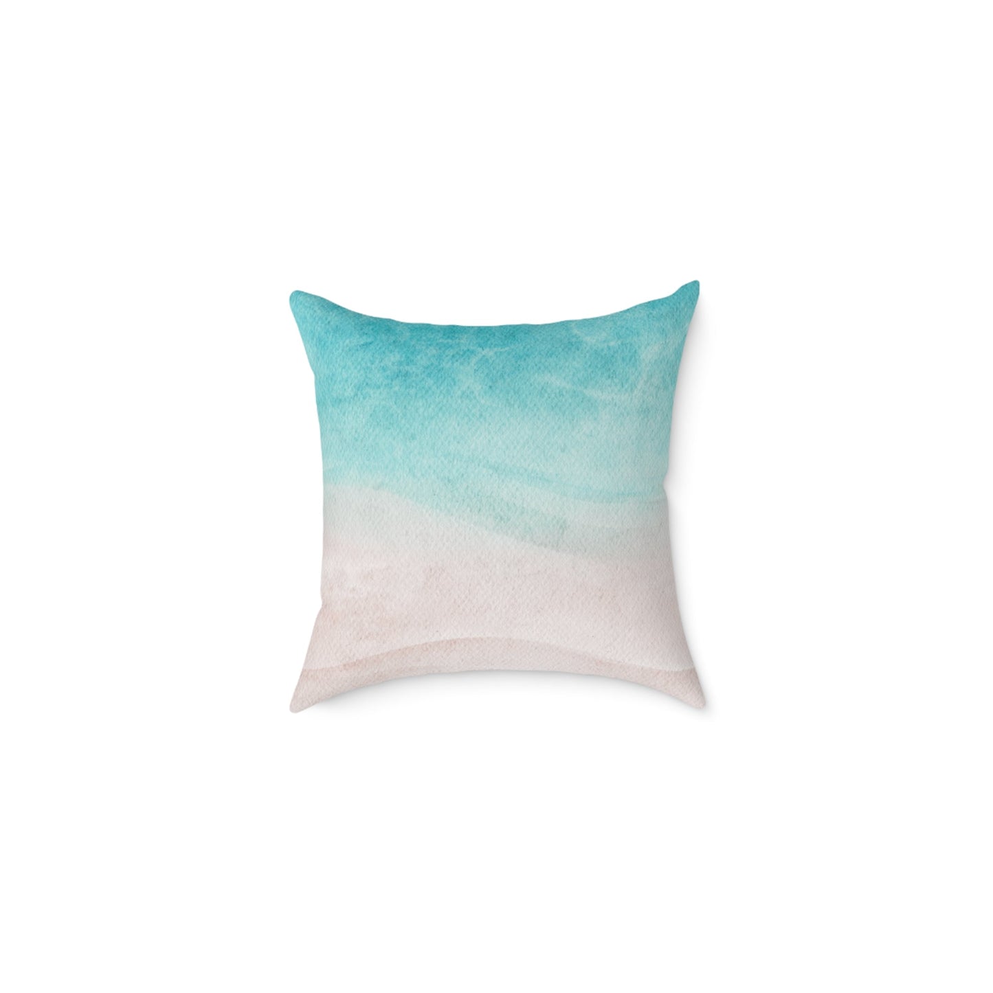 Ocean vibes coastal throw pillow for bedroom or living room accents.