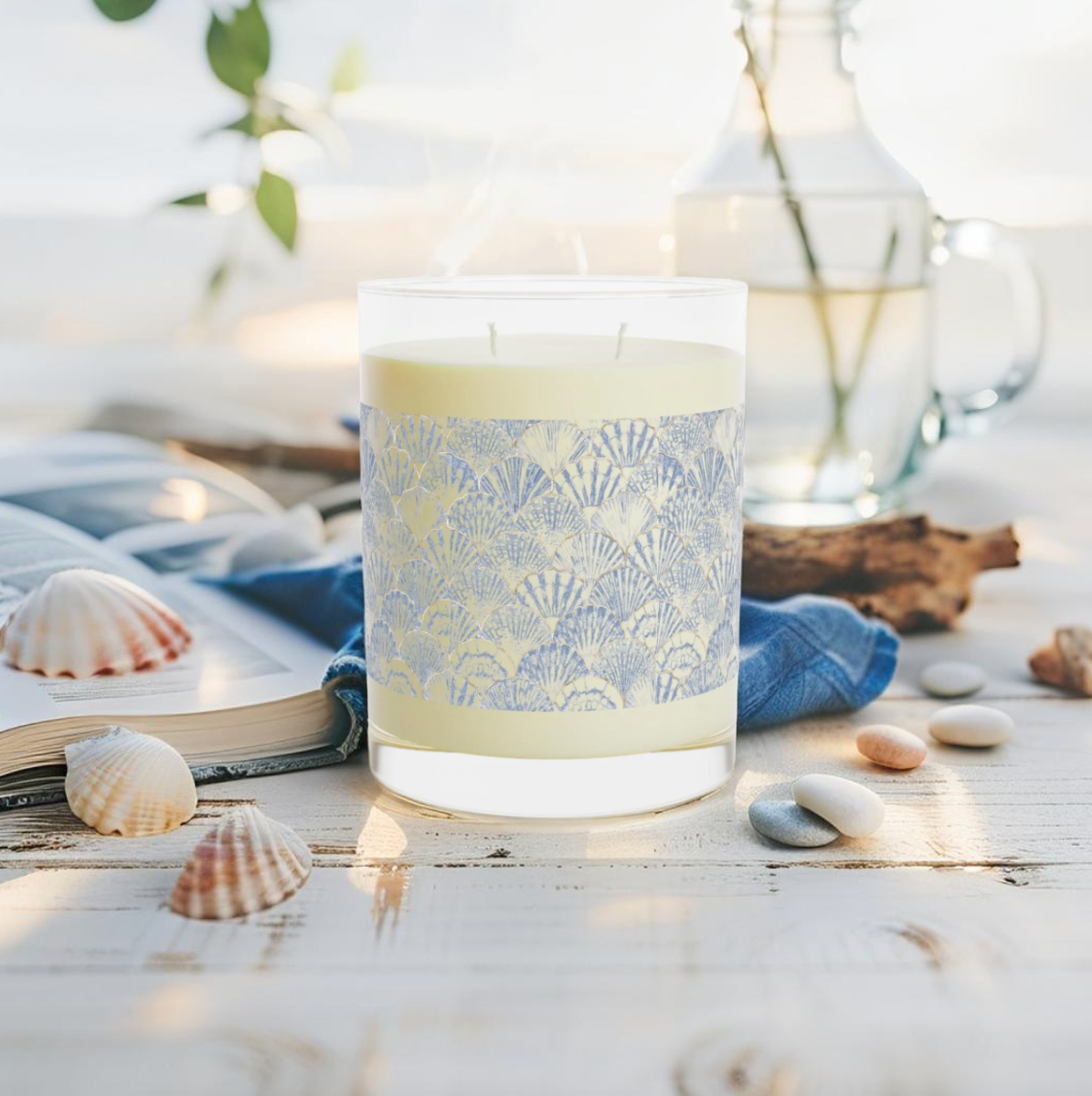 Fresh beach candle for bedroom or living room