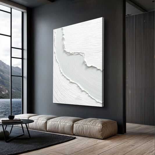 Abstract Minimalist Wave Wall Art-0