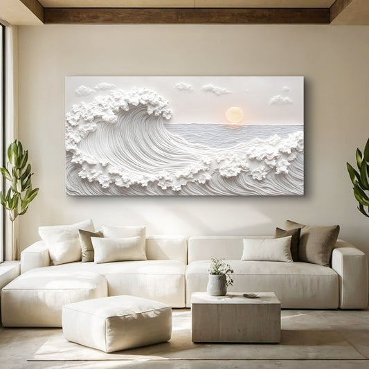 Ocean Waves Abstract Wall Art-1