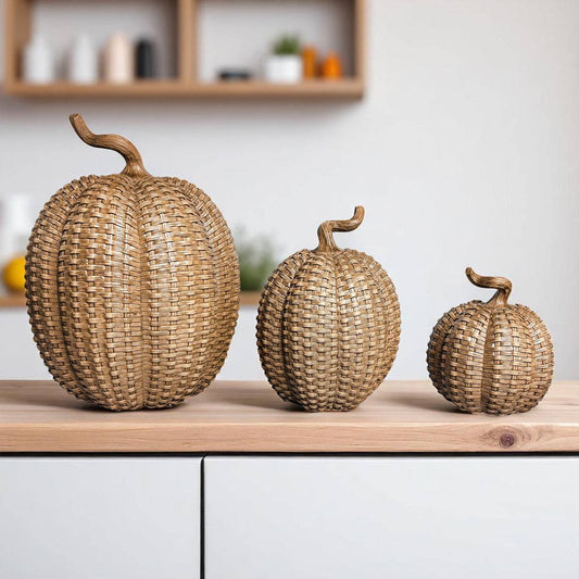 Coastal Rattan Pumpkins