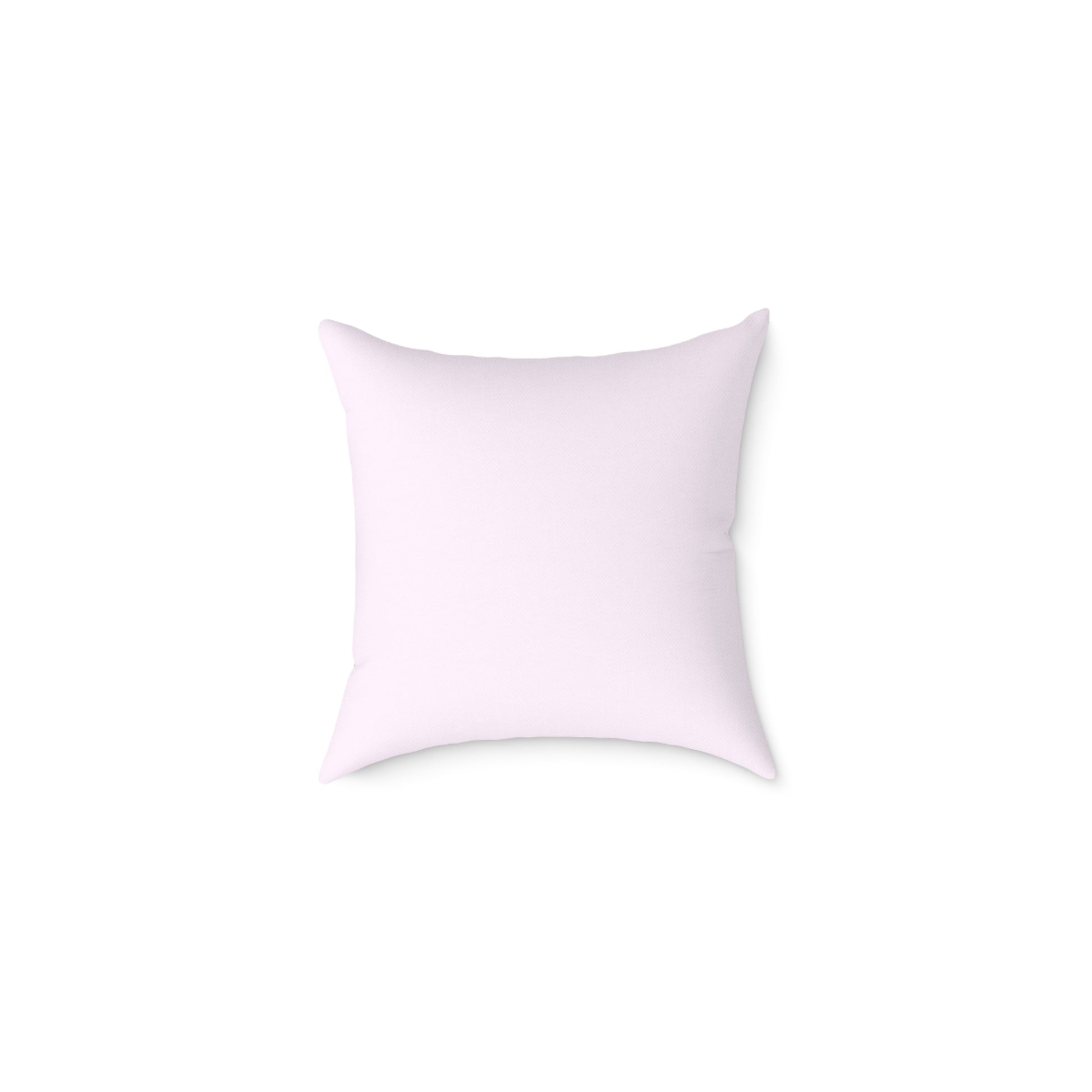The back of the tropical pillow is pink making this pillow reversable. 