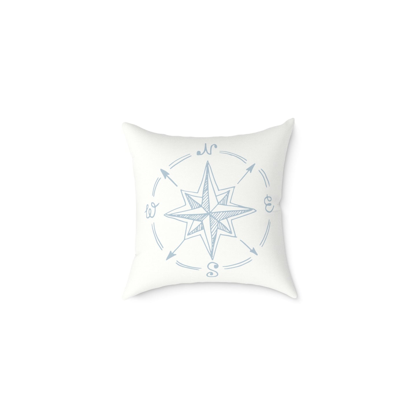 Beachy coastal decorative pillow, perfect for adding a relaxed ocean feel to your living space