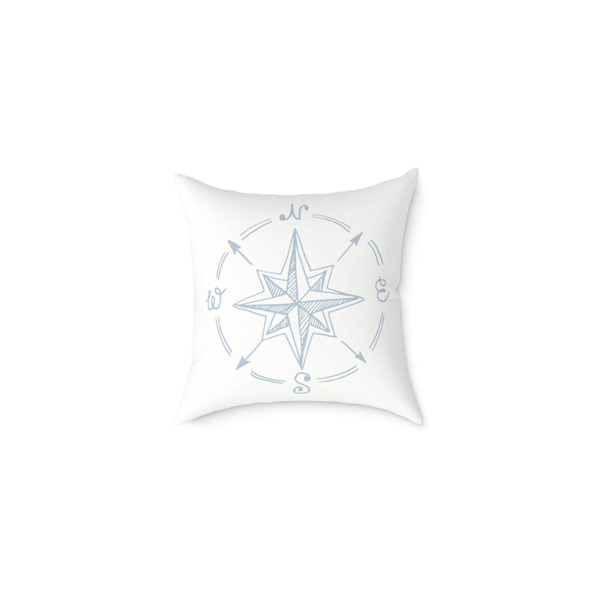 Beachy coastal decorative pillow, perfect for adding a relaxed ocean feel to your living space