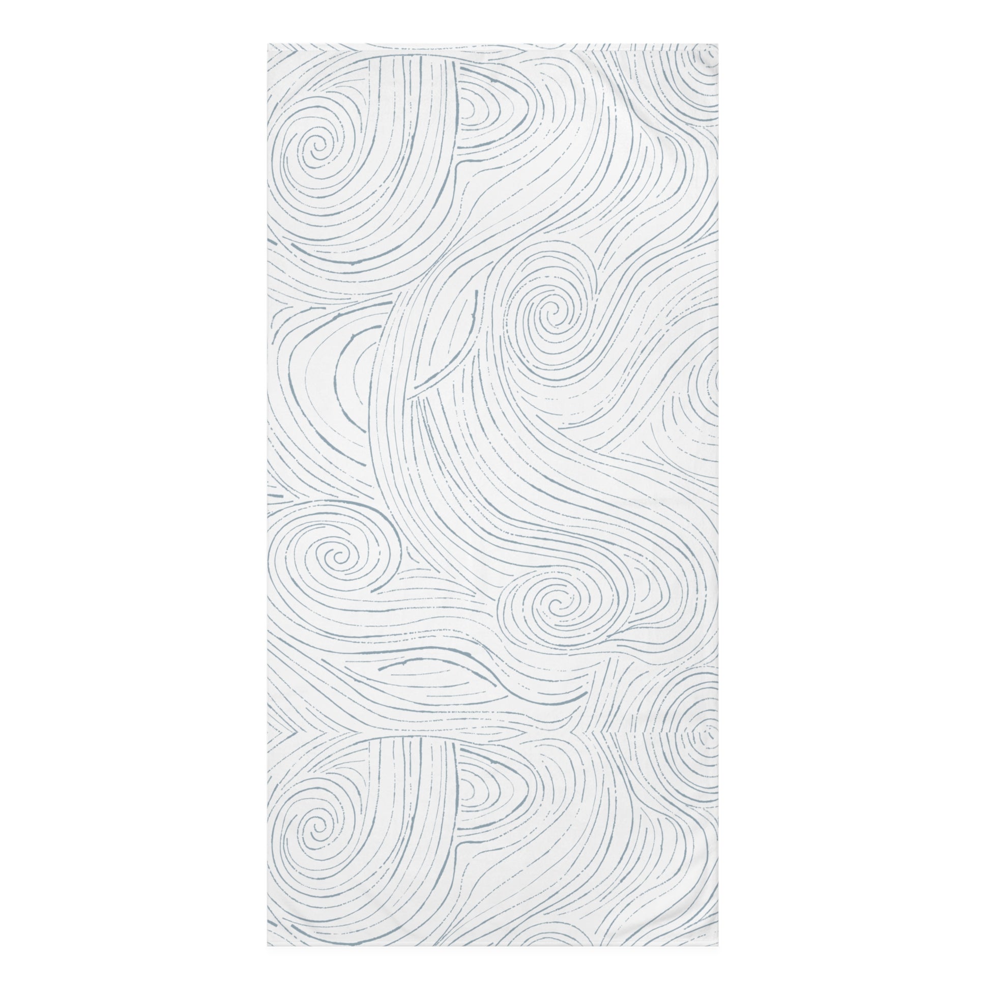 Soft coastal bath towel for a beachy feel, perfect for relaxing in your coastal-inspired bathroom.