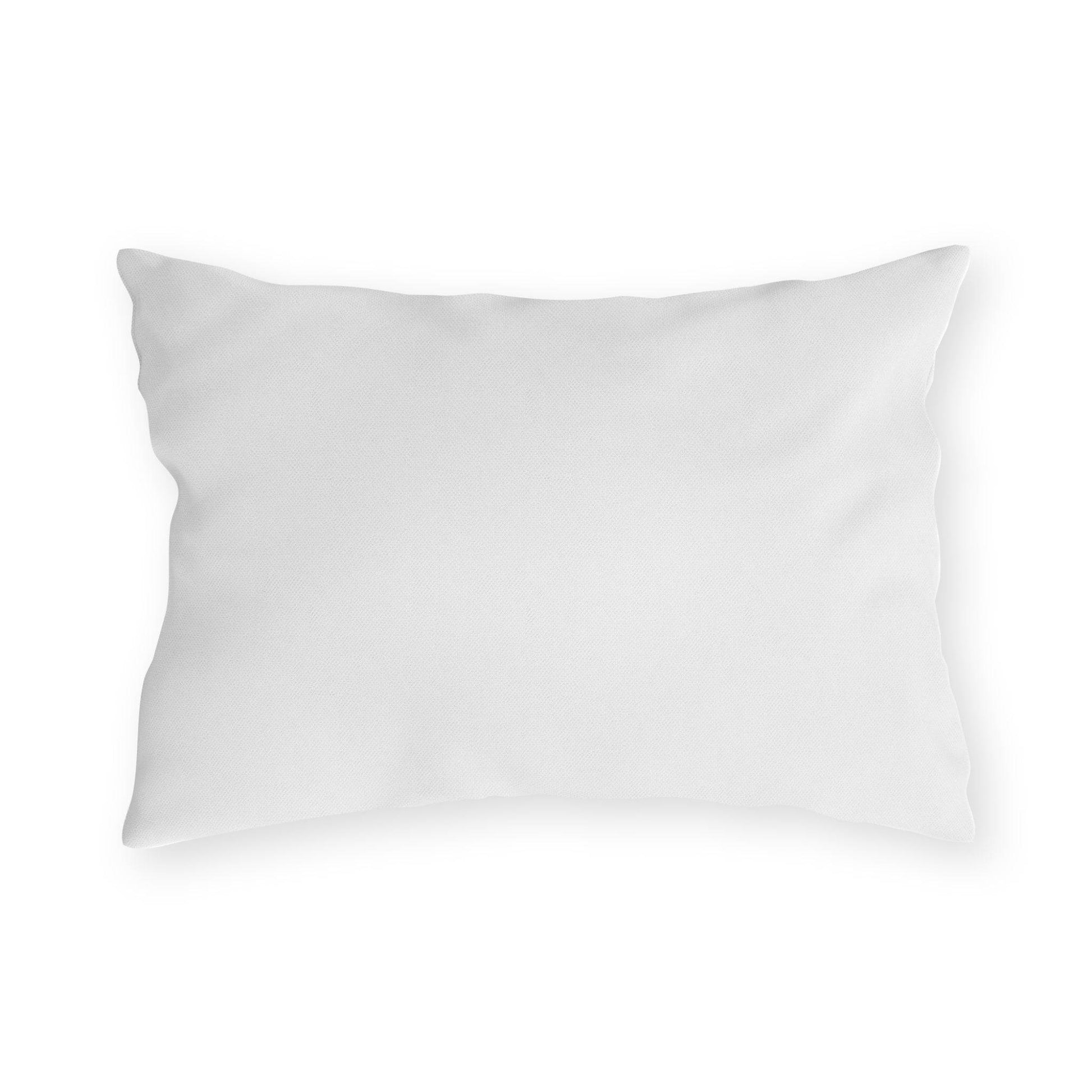 Fade-resistant outdoor pillow that adds bright coastal vibes to any space