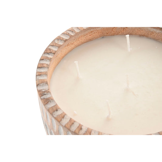 Beach-inspired ceramic candle with tropical aroma