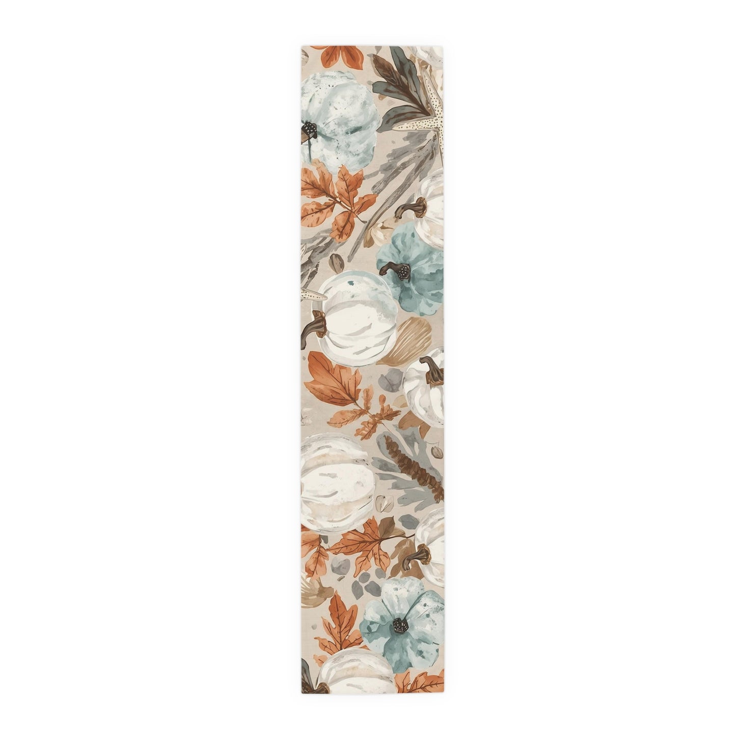 Coastal fall table runner for beach house