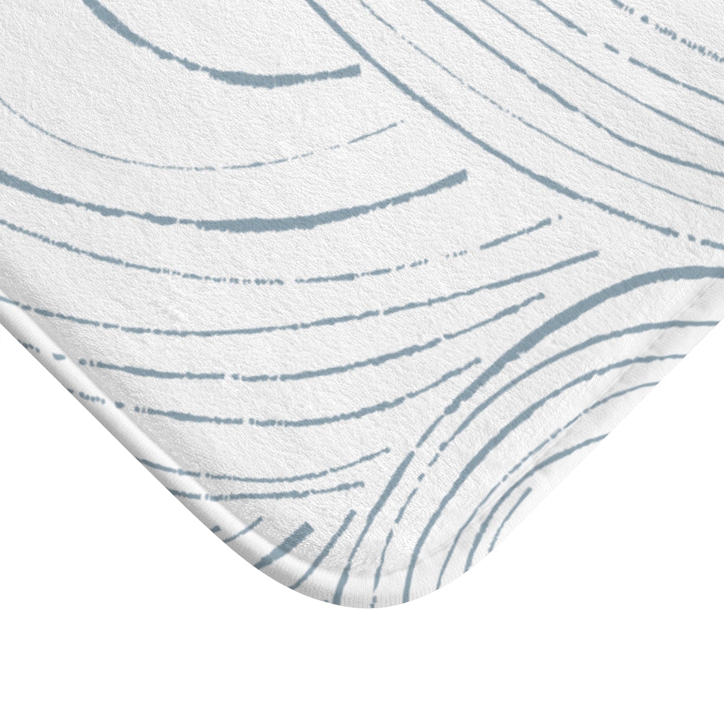 Ocean mist-inspired bath mat, designed for a fresh and calming bathroom aesthetic