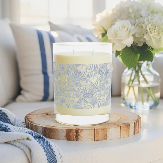 Ocean mist candle with coastal scent