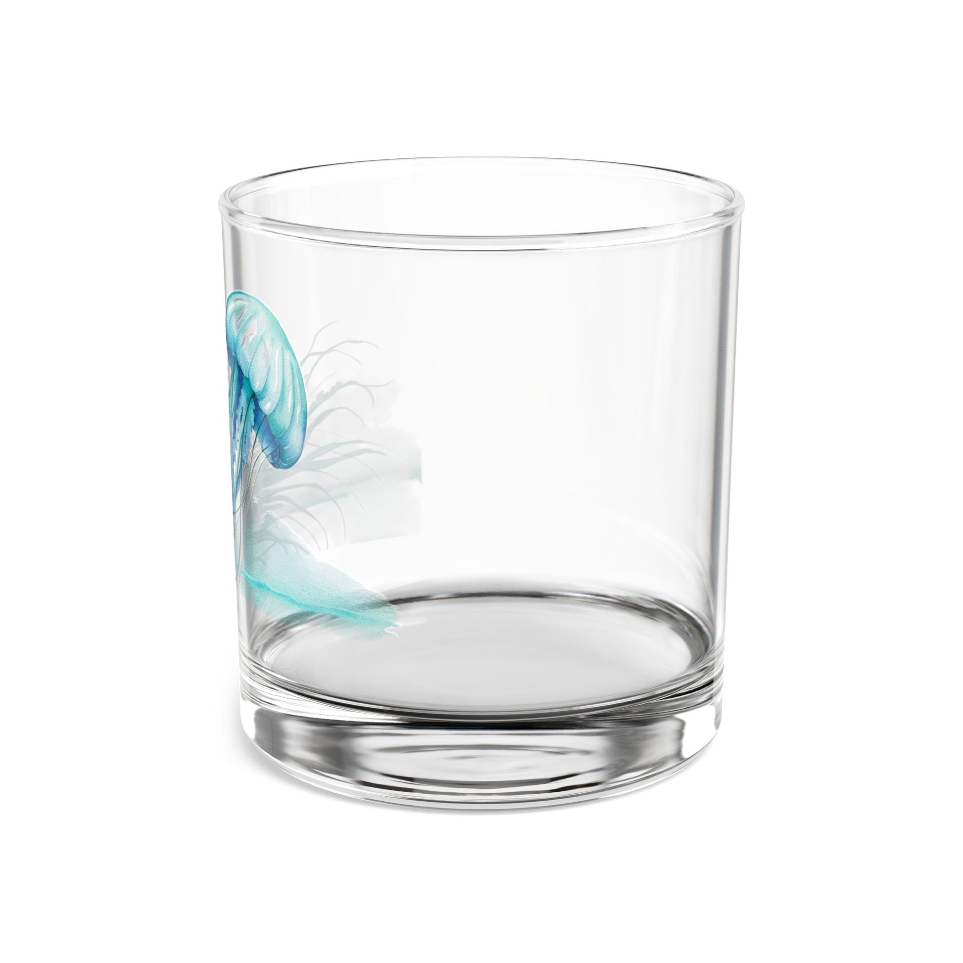 Jellyfish whiskey glass with ocean vibes, perfect coastal-themed gift