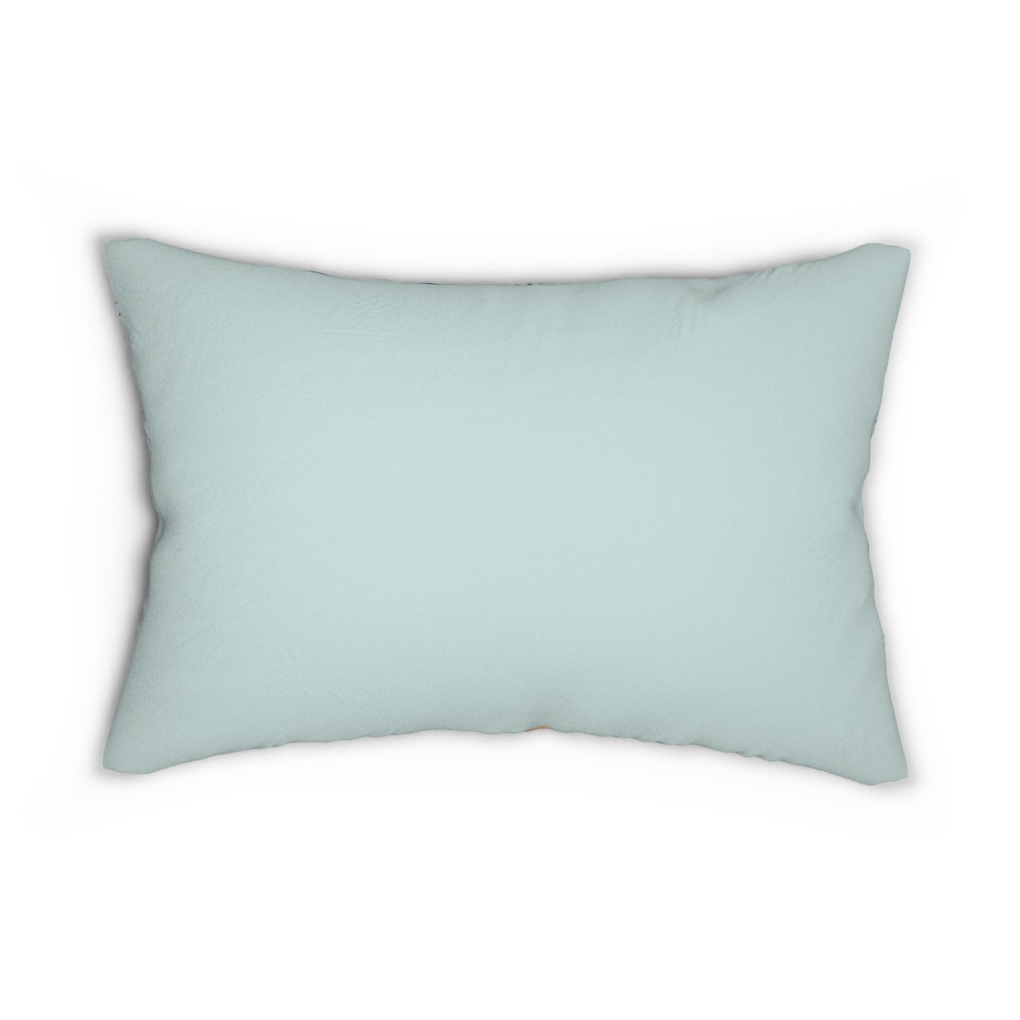 Sea turtle lumbar cushion serving as a nautical accent for beach décor