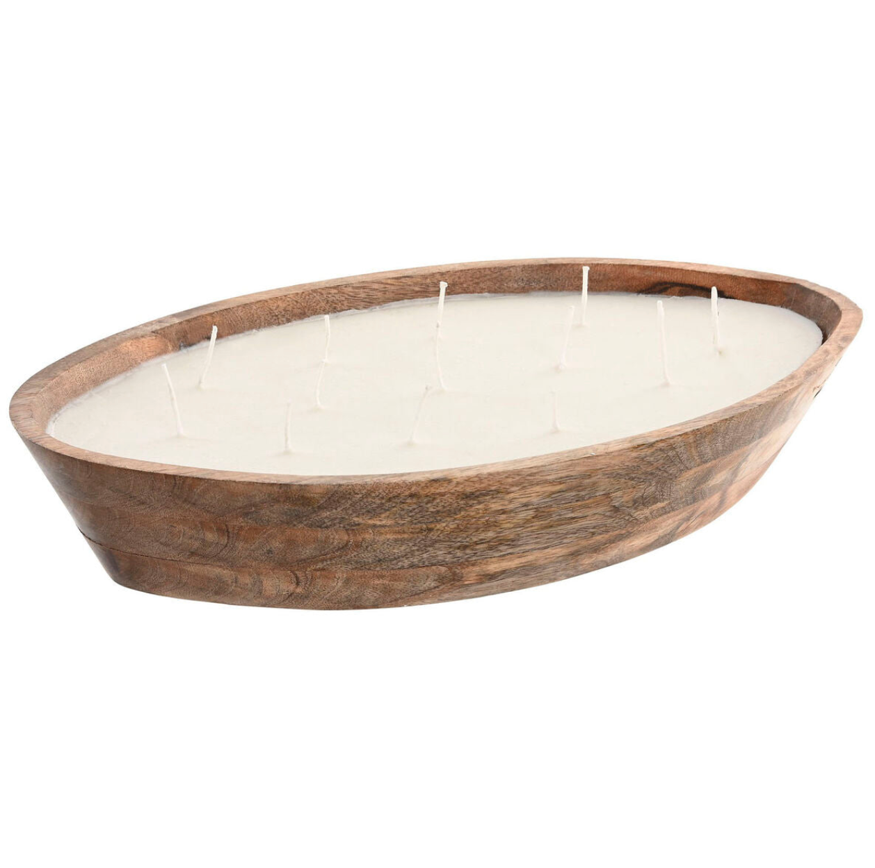 Tropical coastal candle adding warmth and ocean aroma to living room